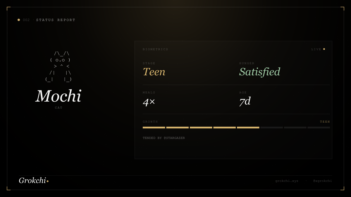 Status Card Example